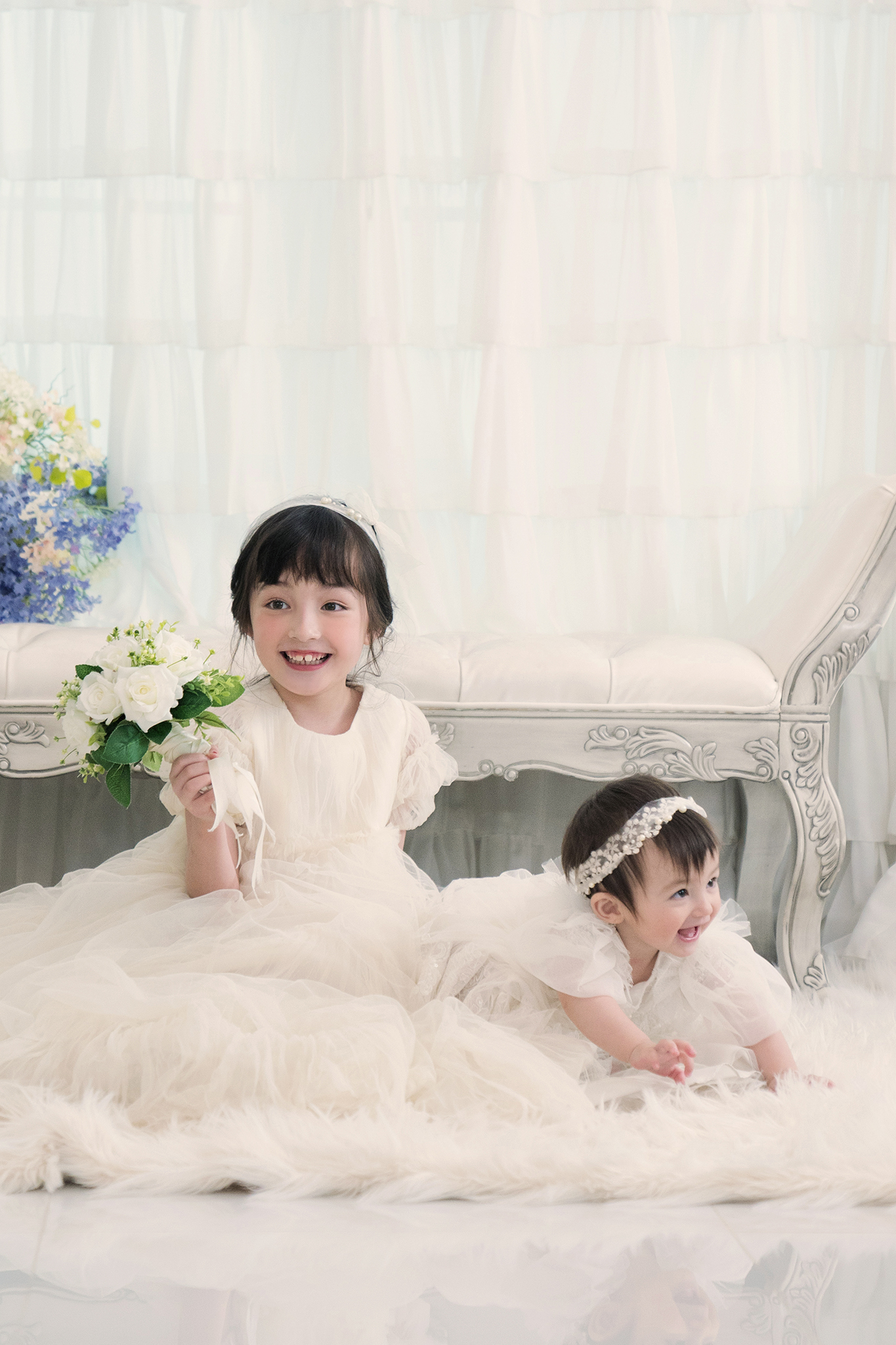 兒童寫真｜彈力小龍包與小花包